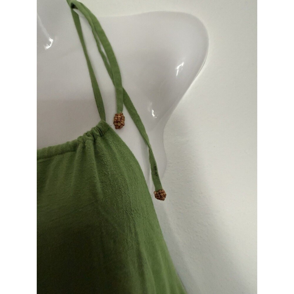 Revolve x Free People Somewhere Sunny Maxi Dress XS in Kiwi Green Boho NWOT New - Picture 5 of 11